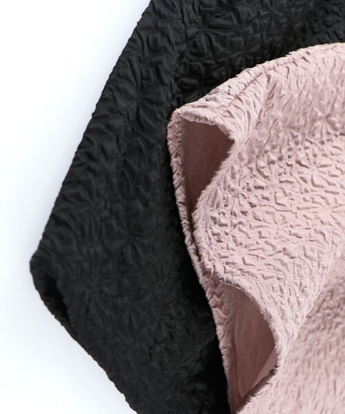 BRANSHES（ブランシェス）の「肩リボンドッキング長袖ワンピース（ワンピース・キッズ・ピンク/ブラック・150/140/130/80/120/110/100/90）」の6枚目の写真