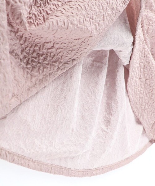 BRANSHES（ブランシェス）の「肩リボンドッキング長袖ワンピース（ワンピース・キッズ・ピンク/ブラック・150/140/130/80/120/110/100/90）」の7枚目の写真