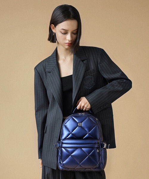 METROCITY（メトロシティ）の「【メトロシティ】LUCKY SNAKE バックパック 通勤・通学用（バックパック/リュック・レディース・ブラック/ネイビー・FREE）」の2枚目の写真