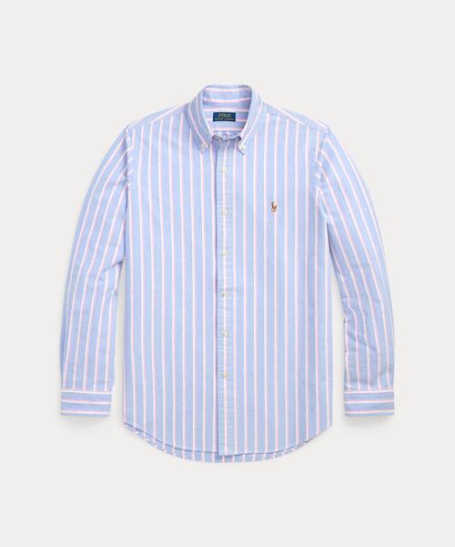POLO RALPH LAUREN（ポロ ラルフ ローレン）の「クラシック フィット ストライプド オックスフォード シャツ（シャツ/ブラウス・メンズ・ブルー・XXL/XS/XL/S/M/L）」の6枚目の写真