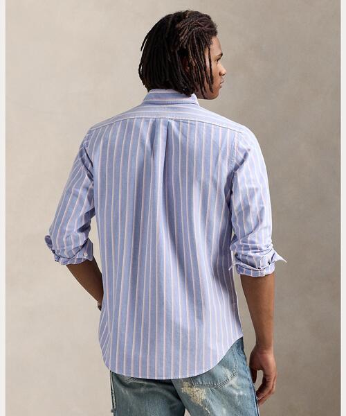 POLO RALPH LAUREN（ポロ ラルフ ローレン）の「クラシック フィット ストライプド オックスフォード シャツ（シャツ/ブラウス・メンズ・ブルー・XXL/XS/XL/S/M/L）」の8枚目の写真