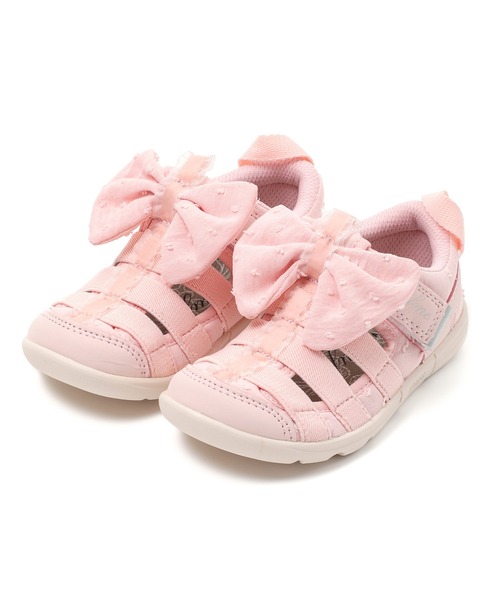 IFME（イフミー）の「KIDS｜ifme CALIN ビッグリボンウォーターシューズ（サンダル・キッズ・ピンク/ホワイト/パープル・15.0cm/15.5cm/16.0cm/16.5cm/17.0cm/17.5cm/18.0cm/18.5cm/19.0cm/19.5cm/20.0cm/20.5cm/21.0cm）」の3枚目の写真