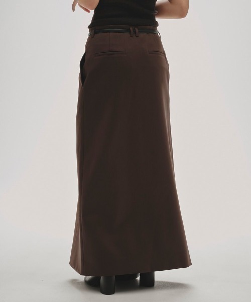 TODAYFUL（トゥデイフル）の「【TODAYFUL/トゥデイフル】Twill Wrap Skirt/ツイルラップスカート（スカート・レディース・チョコ/ブラック・36/38）」の10枚目の写真