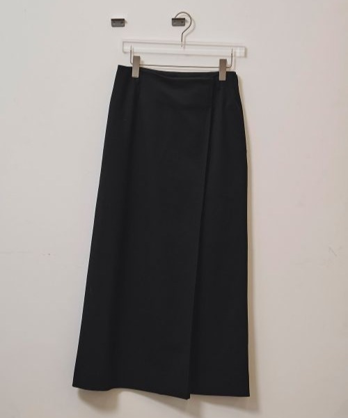 TODAYFUL（トゥデイフル）の「【TODAYFUL/トゥデイフル】Twill Wrap Skirt/ツイルラップスカート（スカート・レディース・チョコ/ブラック・36/38）」の5枚目の写真