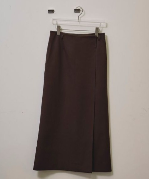 TODAYFUL（トゥデイフル）の「【TODAYFUL/トゥデイフル】Twill Wrap Skirt/ツイルラップスカート（スカート・レディース・チョコ/ブラック・36/38）」の11枚目の写真