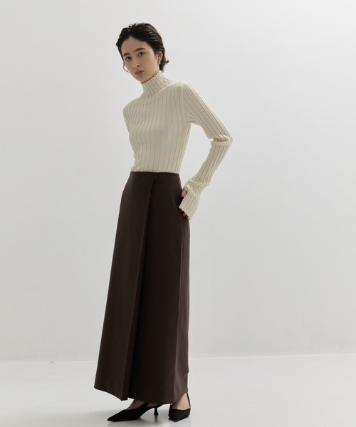 TODAYFUL/トゥデイフル】Twill Wrap Skirt/ツイルラップスカート