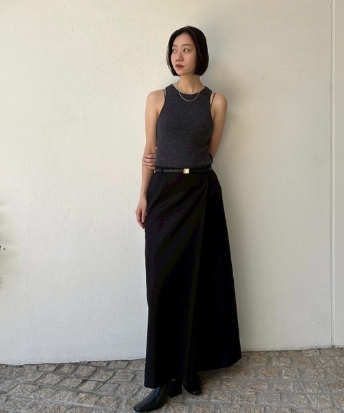 TODAYFUL/トゥデイフル】Twill Wrap Skirt/ツイルラップスカート