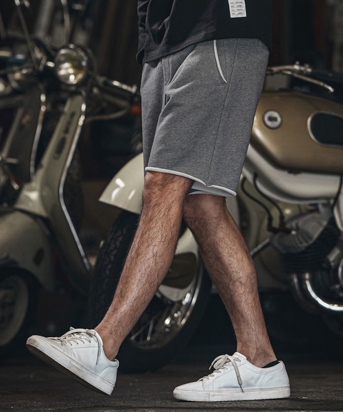 wjk reluxe（ダブルジェーケーリラックス）の「mp13271-heavy urake cut off shorts ショートパンツ（その他パンツ・メンズ・ブラック/トップグレー/チャコール・S/M/L）」の3枚目の写真