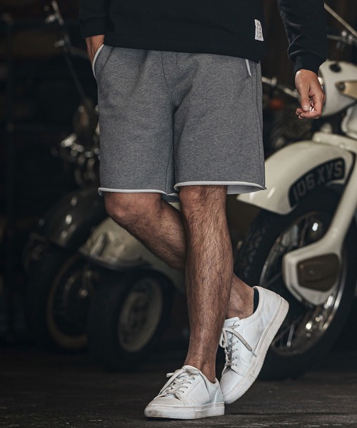 wjk reluxe（ダブルジェーケーリラックス）の「mp13271-heavy urake cut off shorts ショートパンツ（その他パンツ・メンズ・ブラック/トップグレー/チャコール・S/M/L）」の5枚目の写真