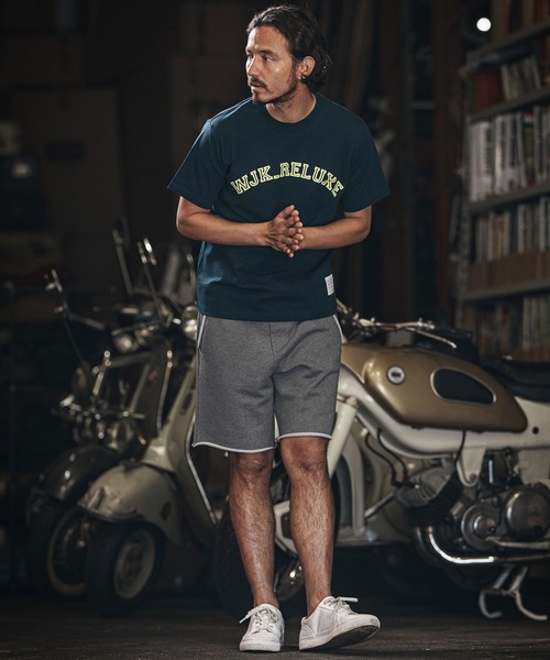 wjk reluxe（ダブルジェーケーリラックス）の「mp13271-heavy urake cut off shorts ショートパンツ（その他パンツ・メンズ・ブラック/トップグレー/チャコール・S/M/L）」の8枚目の写真