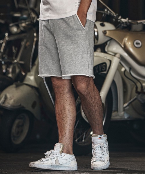 wjk reluxe（ダブルジェーケーリラックス）の「mp13271-heavy urake cut off shorts ショートパンツ（その他パンツ・メンズ・ブラック/トップグレー/チャコール・S/M/L）」の11枚目の写真