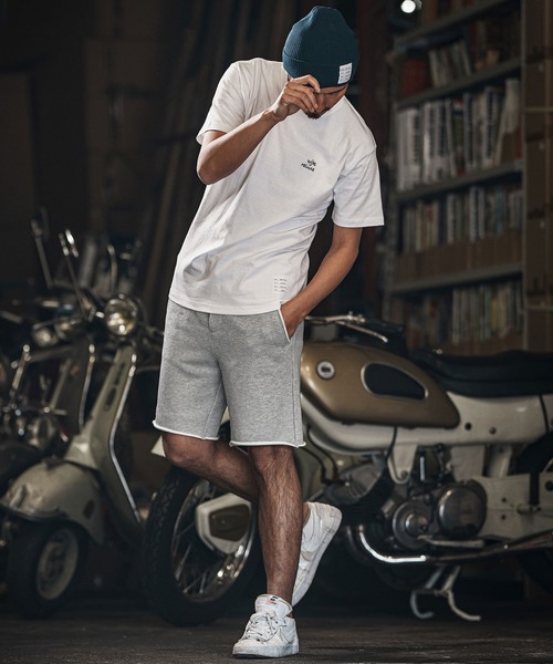 wjk reluxe（ダブルジェーケーリラックス）の「mp13271-heavy urake cut off shorts ショートパンツ（その他パンツ・メンズ・ブラック/トップグレー/チャコール・S/M/L）」の14枚目の写真