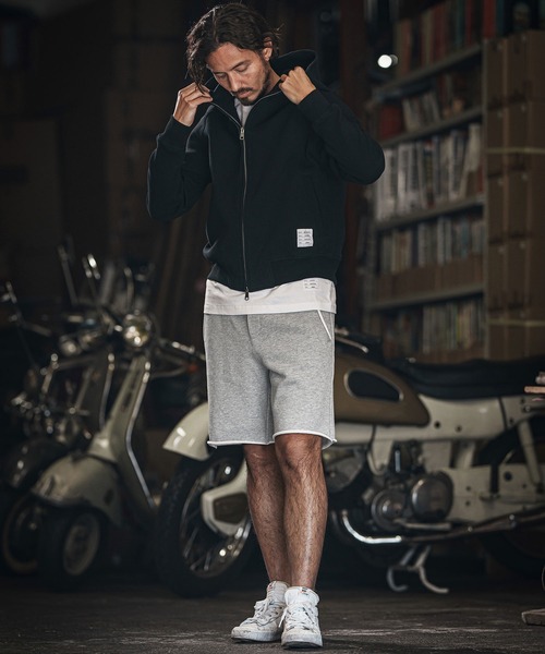 wjk reluxe（ダブルジェーケーリラックス）の「mp13271-heavy urake cut off shorts ショートパンツ（その他パンツ・メンズ・ブラック/トップグレー/チャコール・S/M/L）」の15枚目の写真