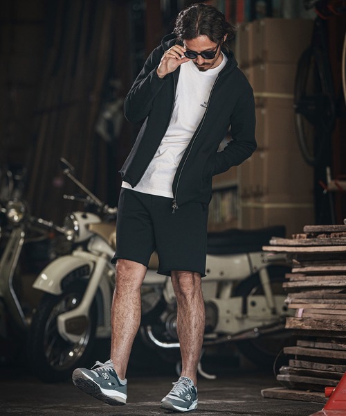 wjk reluxe（ダブルジェーケーリラックス）の「mp13271-heavy urake cut off shorts ショートパンツ（その他パンツ・メンズ・ブラック/トップグレー/チャコール・S/M/L）」の19枚目の写真