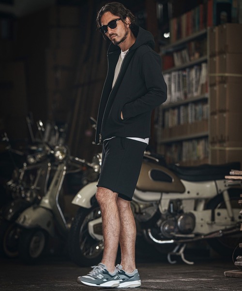 wjk reluxe（ダブルジェーケーリラックス）の「mp13271-heavy urake cut off shorts ショートパンツ（その他パンツ・メンズ・ブラック/トップグレー/チャコール・S/M/L）」の20枚目の写真