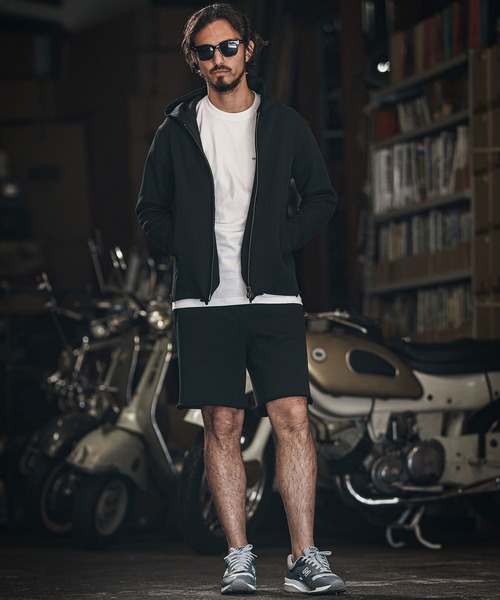 wjk reluxe（ダブルジェーケーリラックス）の「mp13271-heavy urake cut off shorts ショートパンツ（その他パンツ・メンズ・ブラック/トップグレー/チャコール・S/M/L）」の21枚目の写真