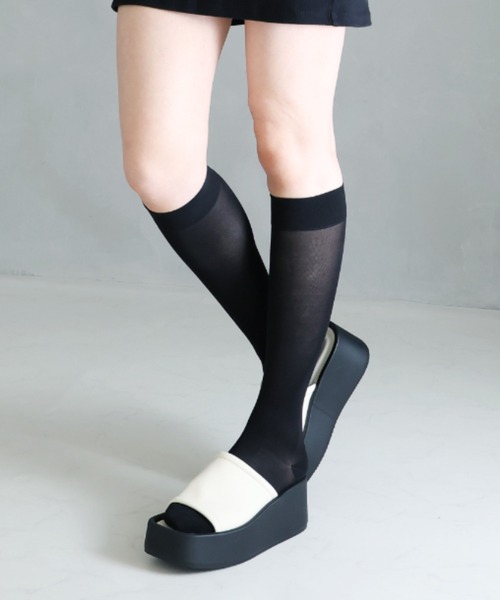 VIVIAN(ヴィヴィアン)の「厚底カバーサンダル ZOZOTOWN+オフィシャルサイト限定商品(サンダル・レディース・シルバー/ブルー/アイボリー/ブラック・LL/L/M/S)」の10枚目の写真