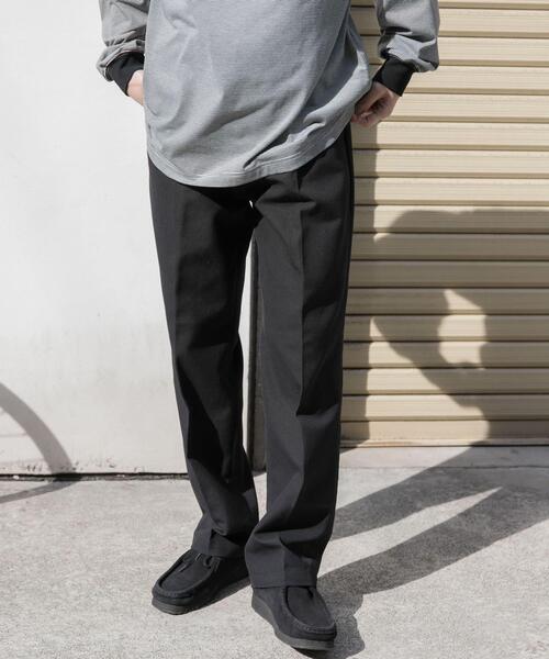 FORK&SPOON(フォークアンドスプーン)の「FORK&SPOON ホップサックテーパードパンツ(その他パンツ・メンズ・ブルー系その他/ブラック・5/4)」の2枚目の写真