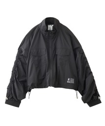 FACE LABEL SHEER SHIRT JACKET