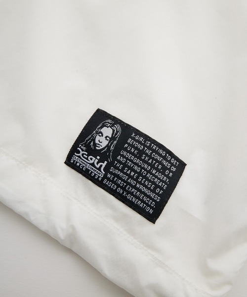 早い者勝ち 大人気 X-girl FACE LABEL SHEER SHIRT JACKET セール】FACE LABEL SHEER SHIRT JACKET（シャツ/ブラウス）｜X