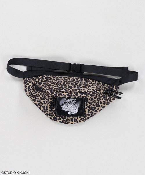 SPINNS（スピンズ）の「『どうぶつーズ』ウエストポーチ（ボディバッグ/ウエストポーチ・レディース・ブラック/レオパード・ONESIZE）」の4枚目の写真