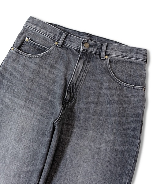 GUNG HO（ガンホー）の「GUNG HO DENIM TAPARED PANTS（デニムパンツ・メンズ・ブラック/ケミカルウォッシュ・M/L/XL）」の5枚目の写真