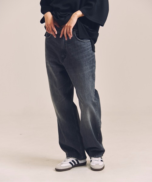 GUNG HO（ガンホー）の「GUNG HO DENIM TAPARED PANTS（デニムパンツ・メンズ・ブラック/ケミカルウォッシュ・M/L/XL）」の10枚目の写真