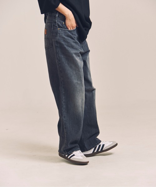 GUNG HO（ガンホー）の「GUNG HO DENIM TAPARED PANTS（デニムパンツ・メンズ・ブラック/ケミカルウォッシュ・M/L/XL）」の15枚目の写真