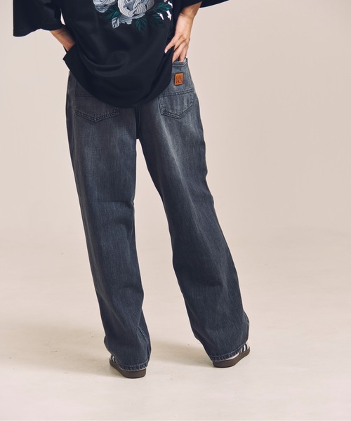 GUNG HO（ガンホー）の「GUNG HO DENIM TAPARED PANTS（デニムパンツ・メンズ・ブラック/ケミカルウォッシュ・M/L/XL）」の16枚目の写真