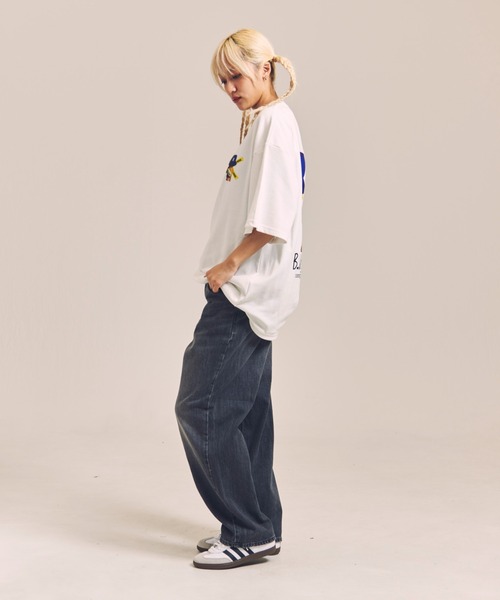 GUNG HO（ガンホー）の「GUNG HO DENIM TAPARED PANTS（デニムパンツ・メンズ・ブラック/ケミカルウォッシュ・M/L/XL）」の19枚目の写真