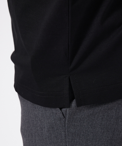 ABAHOUSE GRAY(アバハウスグレイ)の「シルケット天竺 ボタンダウン ポロシャツ(ポロシャツ・メンズ・ネイビー/グリーン/ブラック/グレイッシュベージュ/ホワイト・50/48/46/44)」の20枚目の写真