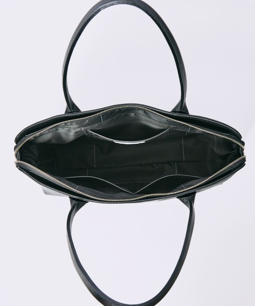 aniary（アニアリ）の「トートバッグ（アルティザンレザー）（トートバッグ・メンズ・ロイヤルブルー/ブラック/チャコールグレー・FREE）」の11枚目の写真