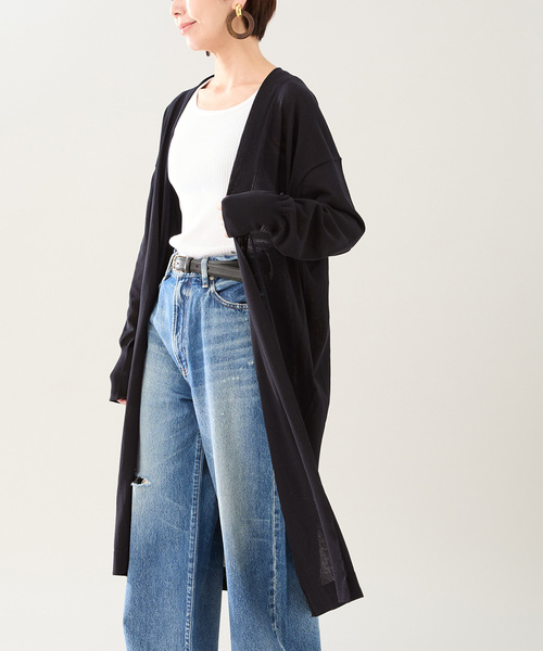 セール】COTTON SHEER LONG カーディガン（カーディガン/ボレロ