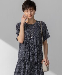 23区（ニジュウサンク）の「【接触冷感/吸水速乾】ペインティングプリント ブラウス（シャツ/ブラウス）」