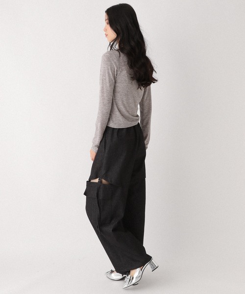 Heather（ヘザー）の「アシメヘムドロストカットソー　327076（Tシャツ/カットソー・レディース・グレー/アイボリー/ブラック・FREE）」の20枚目の写真