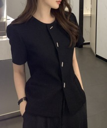 PIN（ピン）の「a bar jacket（ノーカラージャケット・レディース）」