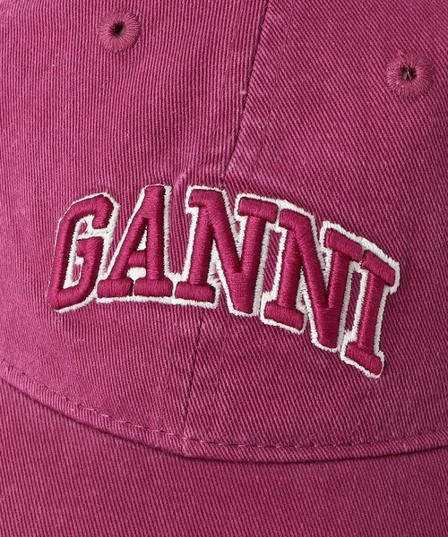 GANNI（ガニー）の「GANNI/ガニー Cap Hat / A6564 / ロゴキャップ