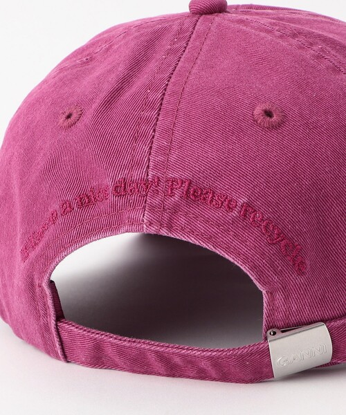 GANNI（ガニー）の「GANNI/ガニー Cap Hat / A6564 / ロゴキャップ