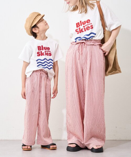 CIAOPANIC TYPY（チャオパニックティピー）の「【KIDS】【GOOD HOLIDAY】アソート柄ストライプイージーパンツ（その他パンツ・キッズ・ブラウン/サックスブルー/レッド・SMALL/XX-LARGE/X-LARGE/LARGE/MEDIUM）」の7枚目の写真