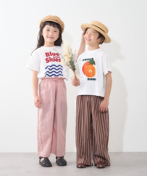 CIAOPANIC TYPY（チャオパニックティピー）の「【KIDS】【GOOD HOLIDAY】アソート柄ストライプイージーパンツ（その他パンツ・キッズ・ブラウン/サックスブルー/レッド・SMALL/XX-LARGE/X-LARGE/LARGE/MEDIUM）」の11枚目の写真
