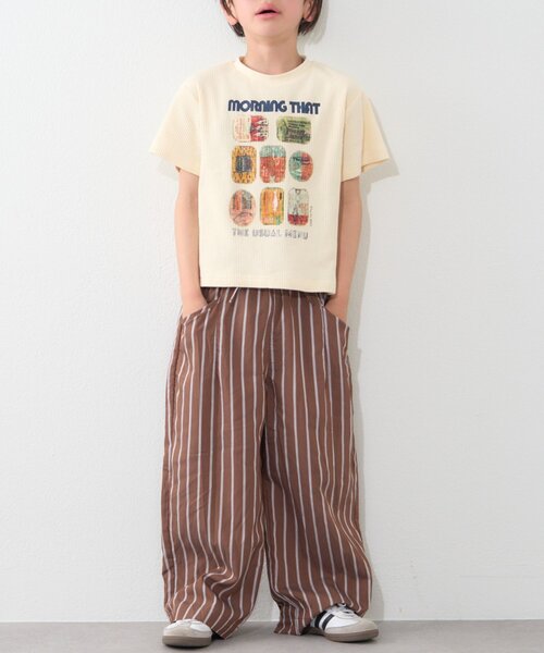 CIAOPANIC TYPY（チャオパニックティピー）の「【KIDS】【GOOD HOLIDAY】アソート柄ストライプイージーパンツ（その他パンツ・キッズ・ブラウン/サックスブルー/レッド・SMALL/XX-LARGE/X-LARGE/LARGE/MEDIUM）」の16枚目の写真