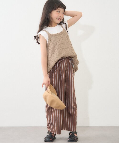 CIAOPANIC TYPY（チャオパニックティピー）の「【KIDS】【GOOD HOLIDAY】アソート柄ストライプイージーパンツ（その他パンツ・キッズ・ブラウン/サックスブルー/レッド・SMALL/XX-LARGE/X-LARGE/LARGE/MEDIUM）」の18枚目の写真
