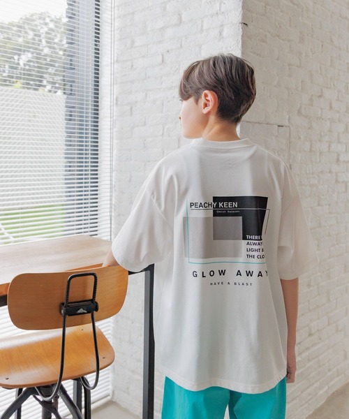 GLOBAL WORK（グローバルワーク）の「ヘビロッTEE/プリント半袖/147385（Tシャツ/カットソー・キッズ・グリーン/ライトグレー系2/グレー系7/ホワイト系5/ネイビー/パープル/ホワイト系8/ブラック/ライトグレー系1/ホワイト系6/ホワイト系7/グレイッシュブルー/ホワイト系4/グリーン系その他/ブルー/ブラック系その他・130cm/140cm/160cm/150cm/170cm）」の4枚目の写真