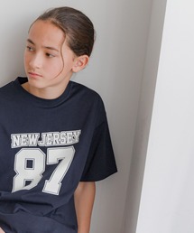 【関税込】 半袖 Tシャツ - ブルー レギュラー 半袖 形態安定 レディースシャツ(S ダークブルー