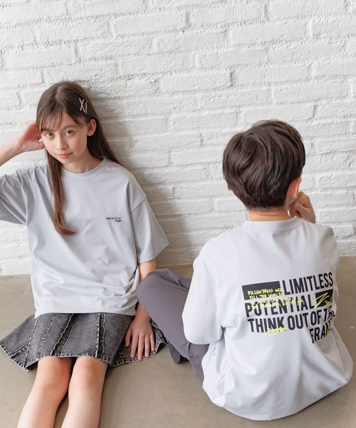 GLOBAL WORK（グローバルワーク）の「ヘビロッTEE/プリント半袖/147385（Tシャツ/カットソー・キッズ・グリーン/ライトグレー系2/グレー系7/ホワイト系5/ネイビー/パープル/ホワイト系8/ブラック/ライトグレー系1/ホワイト系6/ホワイト系7/グレイッシュブルー/ホワイト系4/グリーン系その他/ブルー/ブラック系その他・130cm/140cm/160cm/150cm/170cm）」の20枚目の写真