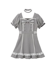 リボンハートメイドワンピース