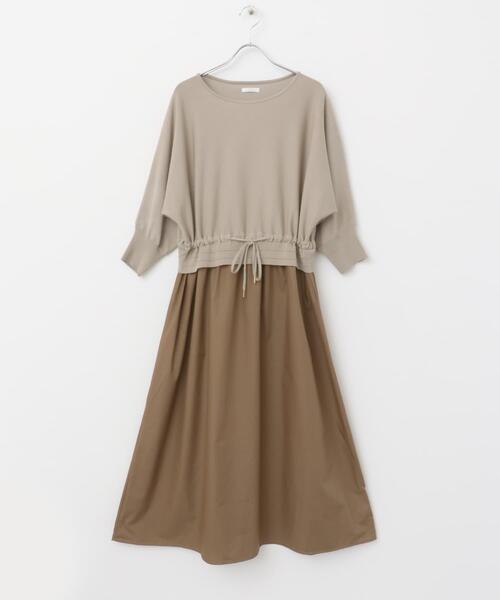 ITEMS URBANRESEARCH(アイテムズ アーバンリサーチ)の「ニットドッキングワンピース(ワンピース・レディース・ブラック/オフホワイト/ベージュ/ブルー系その他・FREE)」の11枚目の写真