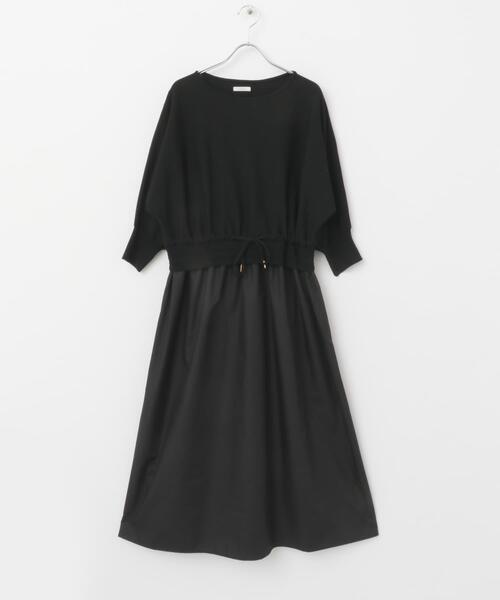 ITEMS URBANRESEARCH(アイテムズ アーバンリサーチ)の「ニットドッキングワンピース(ワンピース・レディース・ブラック/オフホワイト/ベージュ/ブルー系その他・FREE)」の20枚目の写真