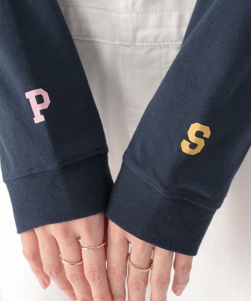 studio CLIP(スタディオクリップ)の「PERSON'S アソートロングスリーブTシャツ(Tシャツ/カットソー・レディース・ピンク/ホワイト/ネイビー/ブルー・FREE)」の5枚目の写真