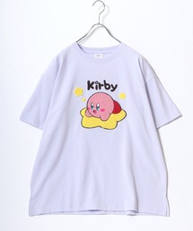 星のカービィ キャラクターサガラ刺繍Tシャツ レディース ユニセックス